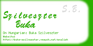 szilveszter buka business card